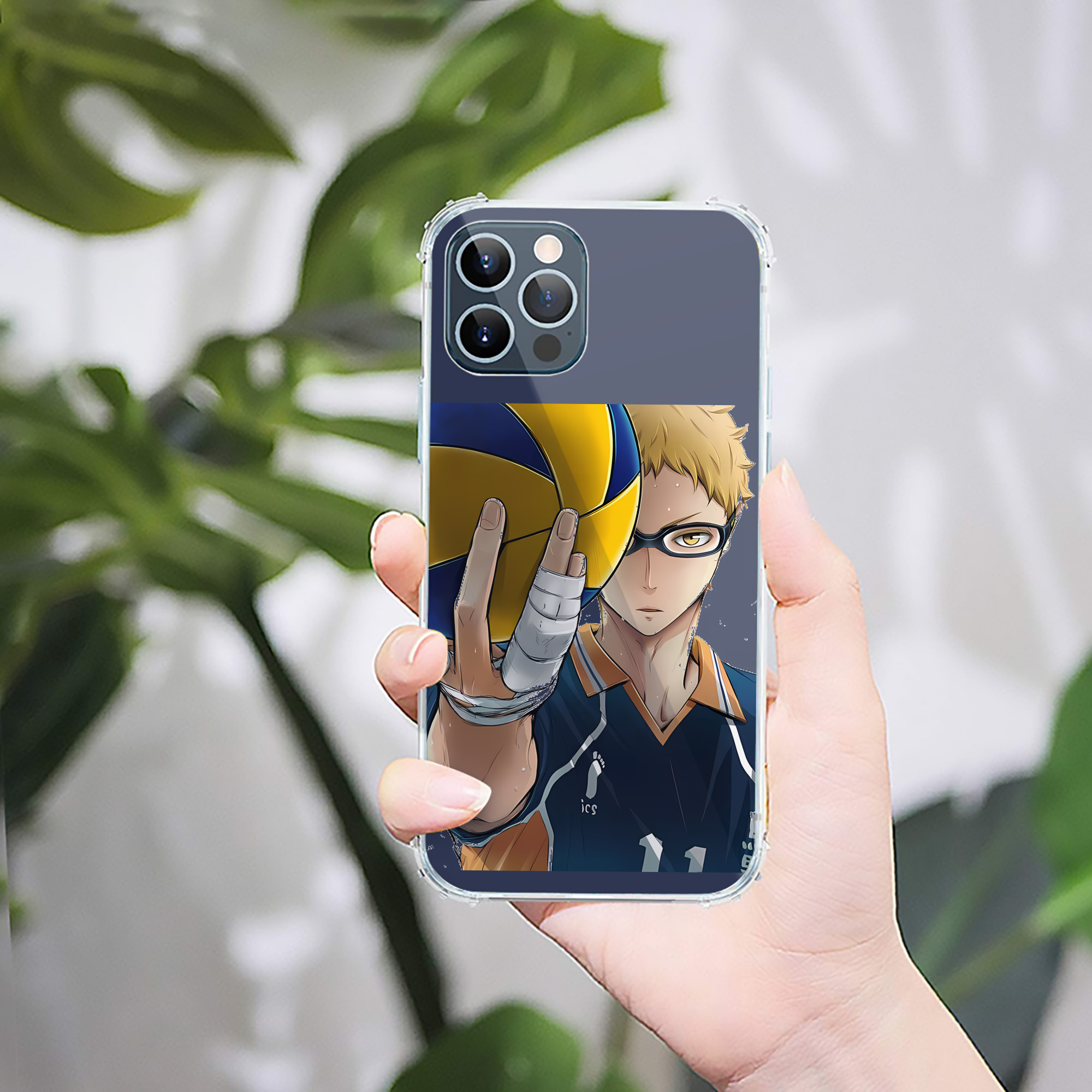（画像用） ハイキュー!! Haikyu!! 【iPhone 12シリーズ対応】透明スマホケース（クリアソフトケース）